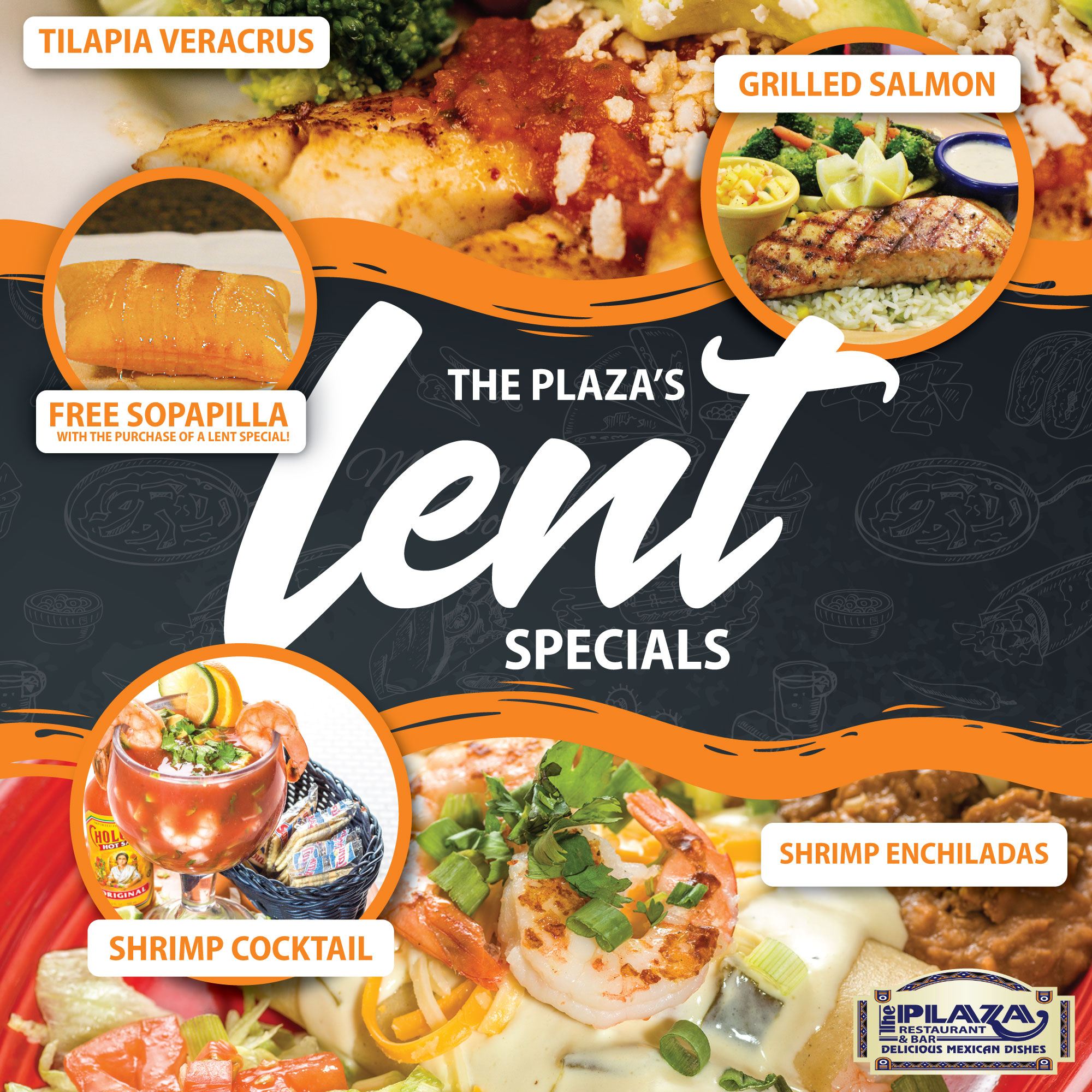 lent friendly meals at the plaza restaurant